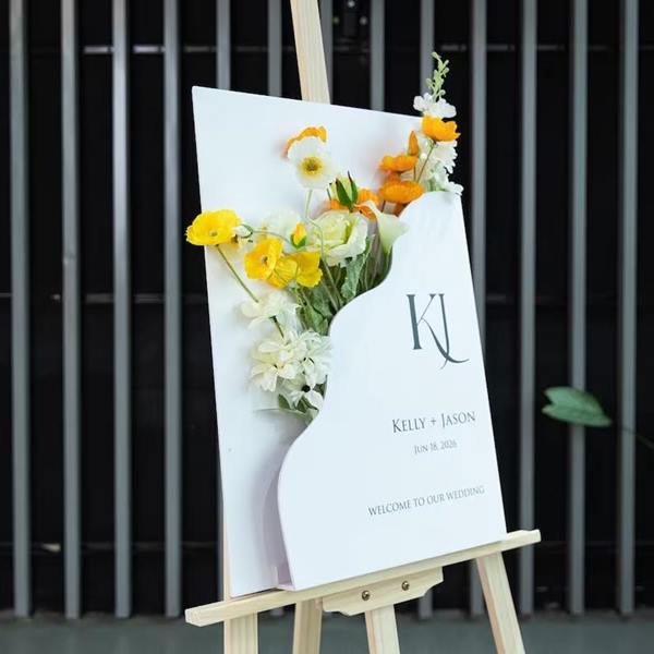 jual sewa flower box to our wedding kelly & jason wave sidoarjo surabaya